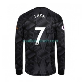 Maillot de Foot Arsenal Bukayo Saka 7 Extérieur 2022-23 Manches Longues